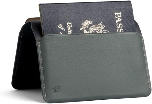 Bellroy Passport Cover (slimline travel wallet/pouch with card slots and space for cash plus travel documents) - Everglade - Image 4