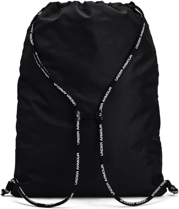 Under Armour Unisex-Adult Undeniable Sackpack , Black (001)/Metallic Silver , One Size Fits Most - Image 3