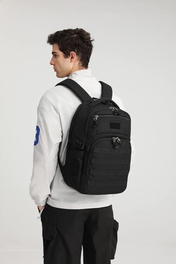 Wotony Military tactical backpack, backpack for men black small tactical assault bag - Image 8