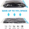 Compression Bags - Travel Accessories - 10 Pack Space Saver Bags - No Vacuum or Pump Needed - Vacuum Storage Bags for Travel Essentials - Home Packing-Organizers (Blue) - Image 3