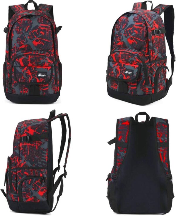 rickyh style School Backpack Travel Bag for Men & Women Lightweight College Back Pack with Laptop Compartmen - Image 2