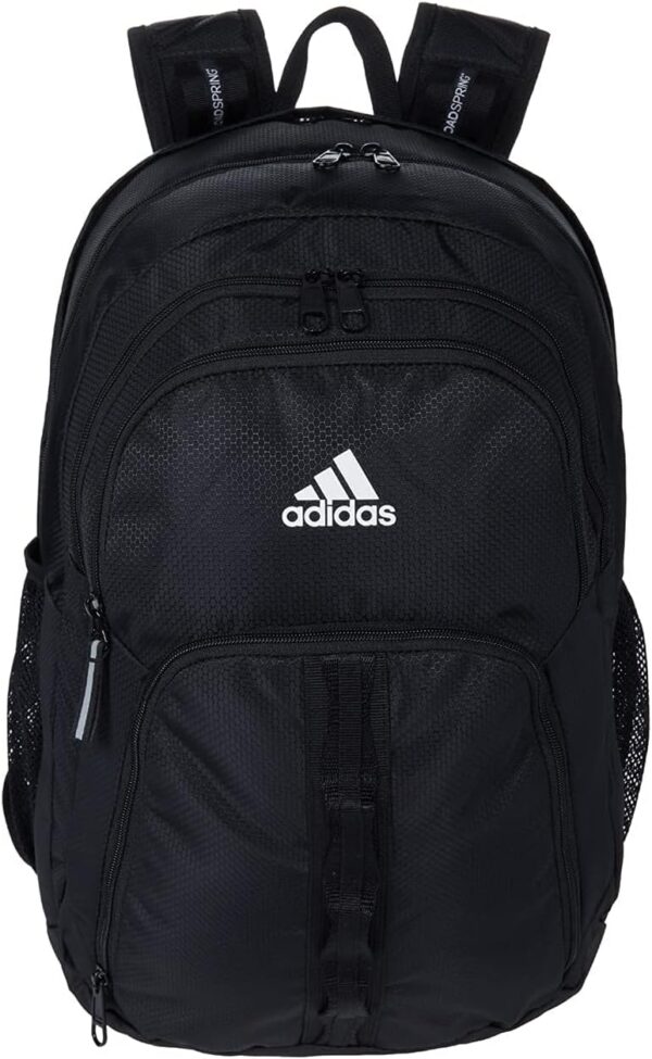 adidas Prime Backpack, Black/White, One Size - Image 3