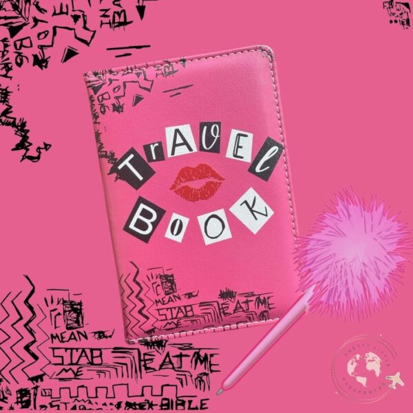 Burn Book Passport Cover Holder Travel Book - Image 3