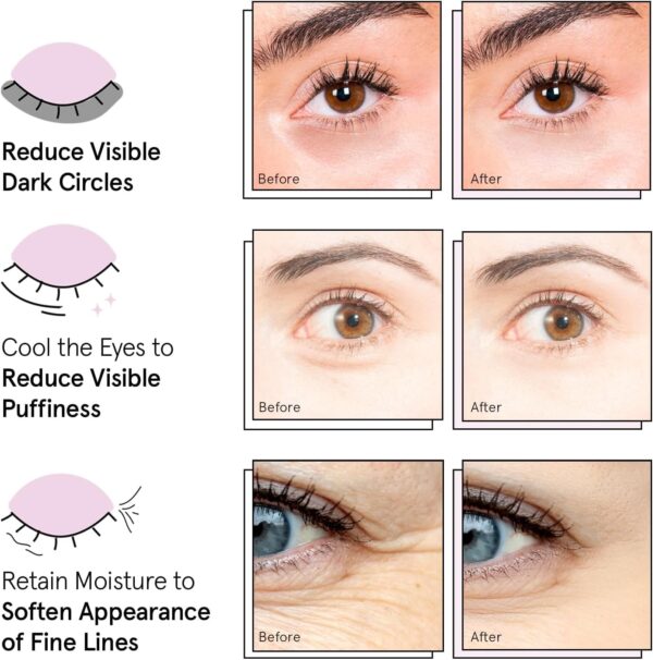 grace & stella Award Winning Under Eye Mask - Travel Essentials - Birthday Gifts for Women - Gel Eye Patches for Dark Circles, Puffy Eyes, Wrinkles, Undereye Bags - Vegan - Self Care (24 Pairs, Gold) - Image 8