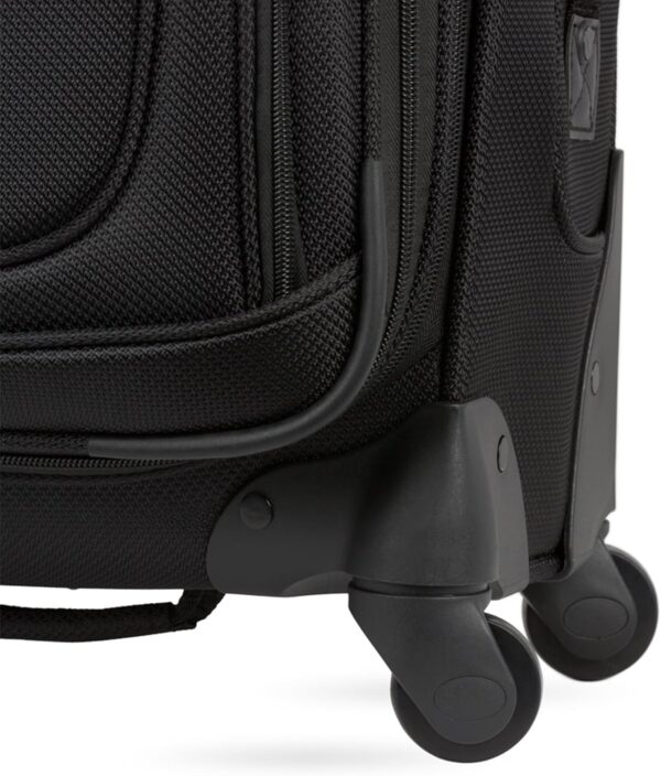 SwissGear Sion Softside Expandable Luggage, Black, Carry-On 21-Inch - Image 8