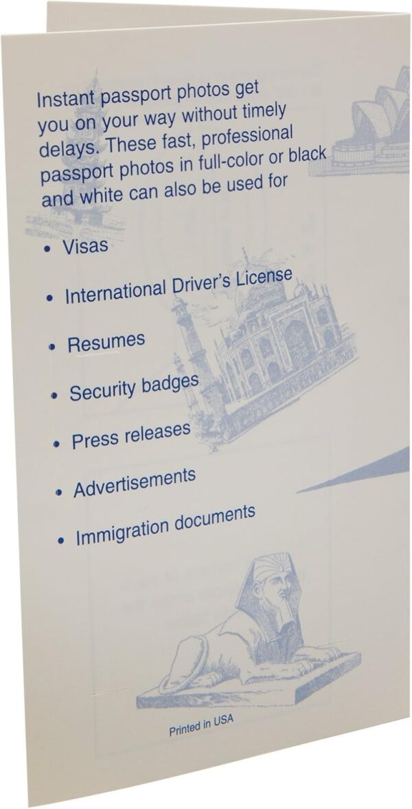 Neil Enterprises Passport Folders in Off-White - Pack of 100 - Image 3