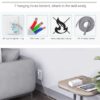 Power Strip Surge Protector - One Beat 6 Widely Outlets with 3 USB Ports (1 USB C), 5 Ft Extension Cord Flat Plug, Wall Mount Outlet Extender Small Power Strip for Travel Home Office College Dorm Room - Image 8