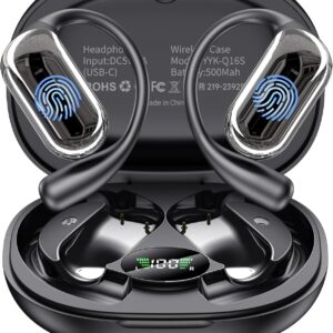 AI Language Translation Earbuds, Real-Time Headphones Translator for 144 Languages & Accents, Fit iOS and Android, Ideal for Travel Business Learning（Matte Black）