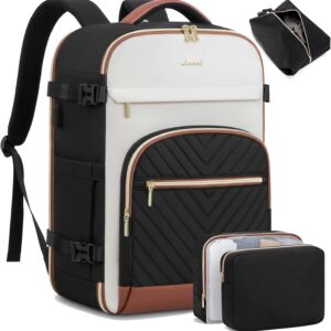 LOVEVOOK Travel Backpack for Women,35L Carry On Backpack for Airplanes,15.6 Inch Laptop Personal Item Travel Bag,TSA Approved Carry On Luggage,Waterproof Weekender Business Hiking Bag
