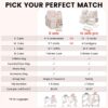10 Set/8 Set Packing Cubes for Travel, Gifts for Women Mom,Anti-Tearing Suitcase Organizer for Luggage with Shoe & Hanging Toiletry Bag,OlarHike Vacation Essentials & Accessories for Cruise Ship,Cream - Image 7