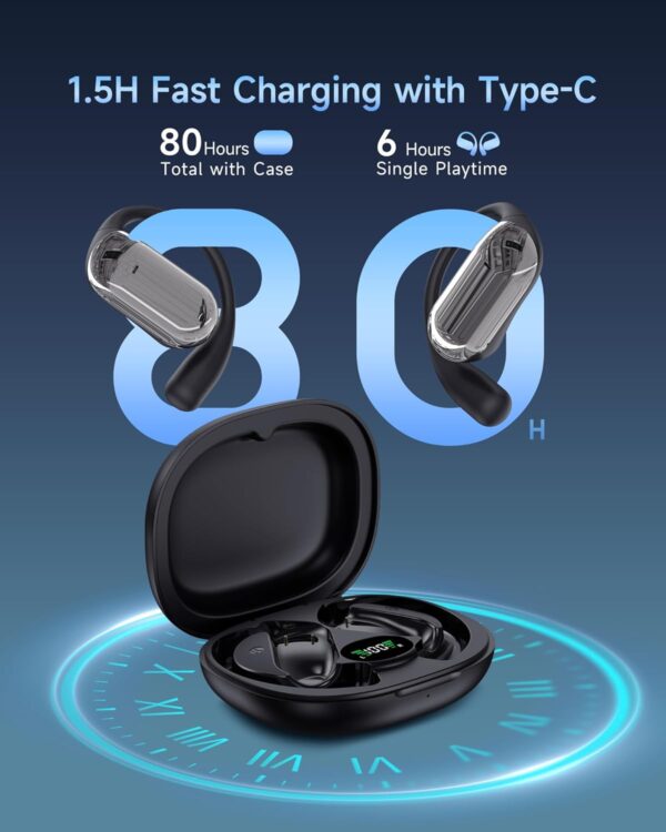 AI Language Translation Earbuds, Real-Time Headphones Translator for 144 Languages & Accents, Fit iOS and Android, Ideal for Travel Business Learning（Matte Black） - Image 7