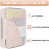 10 Set/8 Set Packing Cubes for Travel, Gifts for Women Mom,Anti-Tearing Suitcase Organizer for Luggage with Shoe & Hanging Toiletry Bag,OlarHike Vacation Essentials & Accessories for Cruise Ship,Cream - Image 4