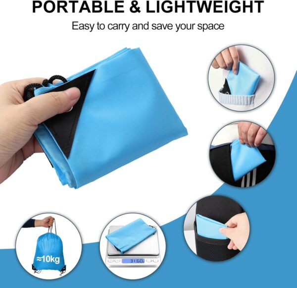6Pcs Drawstring Backpacks Bulk String Bag Cinch Sack Pack Storage Knapsack Polyester Gift Bags Sports Drawstring Bags for Trip Gym Party Bags(6 Colors) - Image 4
