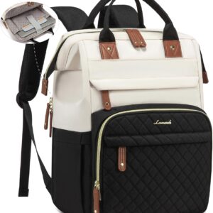 LOVEVOOK Laptop Backpack for Women, 15.6'' Waterproof Nurse Bag Teacher Work Backpack Purse for Women, Travel Computer Backpack for College Office Business Ladies