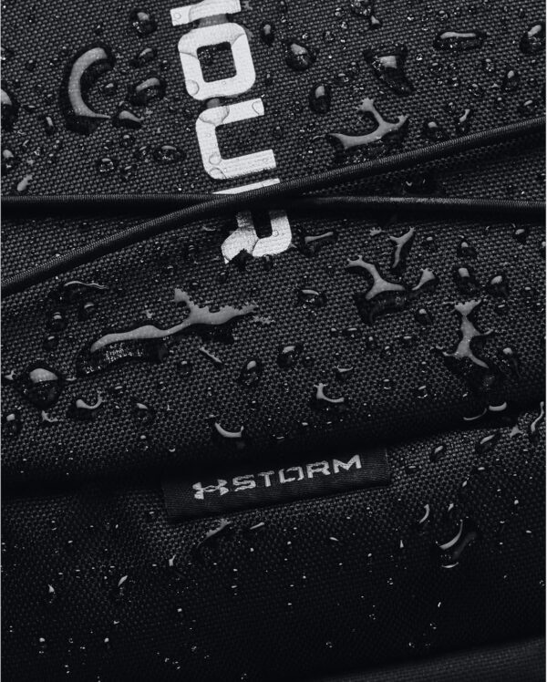 Under Armour Unisex-Adult Hustle Sport Backpack , Black (001)/Silver , One Size Fits All - Image 9