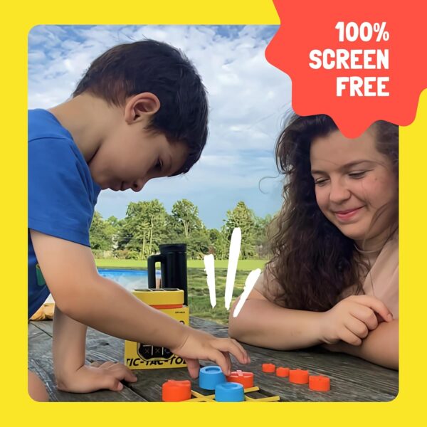 GiiKER Tic Tac Toe Bolt Game, Original 3-in-1 Handheld Puzzle Game, Portable Travel Games for Car Ride, Toys Gift Idea for Kids and Adults, Birthday Gifts for Boys Girls - Image 6