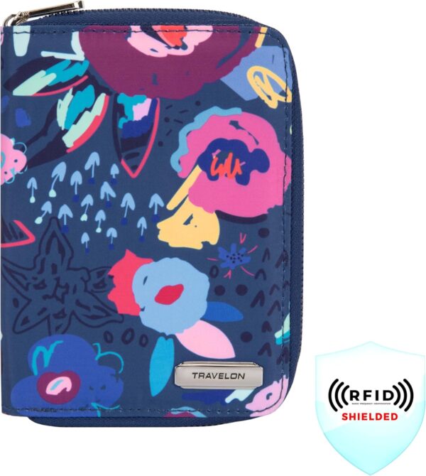 Travelon RFID Blocking Passport Zip Wallet - Image 2