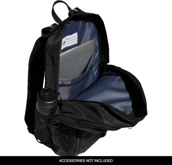 adidas Prime Backpack, Black/White, One Size - Image 2