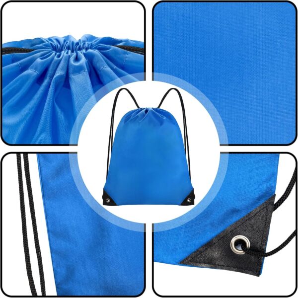 Drawstring Backpack Bulk 42 Pcs String Backpack Drawstring Bags Cinch Bag Sackpack for Men Women Gym 14 Colors - Image 3
