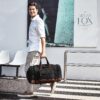 Litvyak Duffle Bag for Travel, Canvas Travel Duffel Bags Overnight Weekend Gym Carry On Luggage Bag for Men & Women(Black) - Image 2