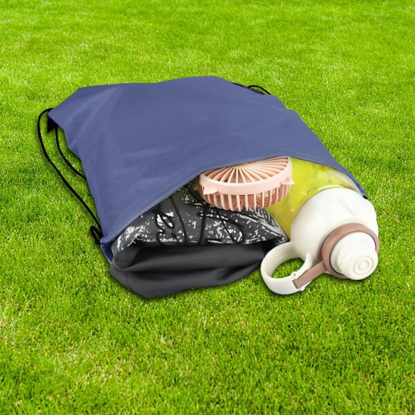 10 Colors Drawstring Backpack Bags Sack Pack Cinch Tote Sport Storage Polyester Bag for Gym Traveling - Image 7